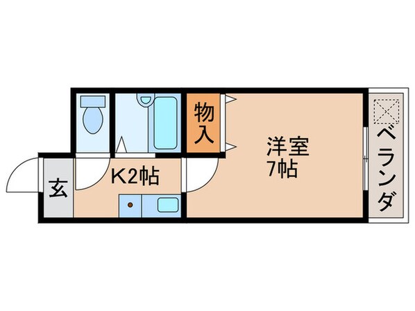 ヴィラフィオーレの物件間取画像